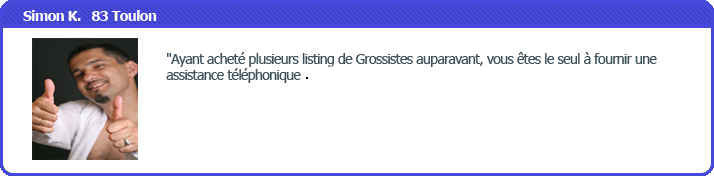 Francegrossiste information client